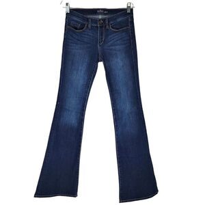 New York & Co. soho Jeans Flare Leg Size 2 Medium Wash Blue Denim Stretch 28x33